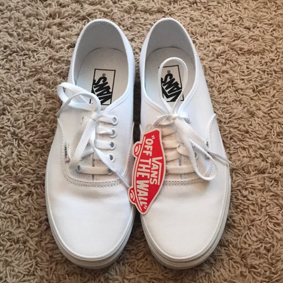 white vans poshmark